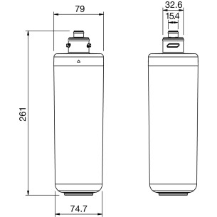 Clearwater Kitchen Hot-Tap Filter F6C1 Boiling Water Cartridge 3800L 2