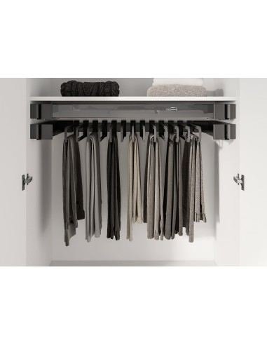900mm Kessebohmer Conero Trouser-Rack Hanger Bedroom Clothes Pull-Out KWPO900