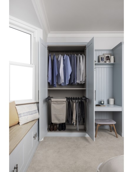 Kessebohmer Conero Wardrobe Top-Lift Or Shelf 700/800mm Graphite KWPDSH800