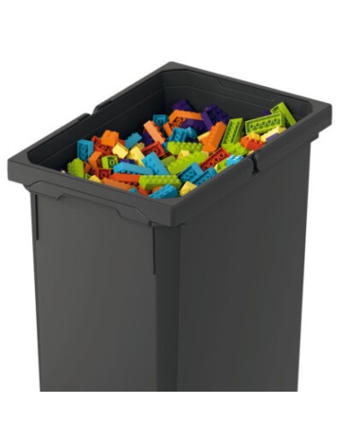 Vauth-Sagel Bin Container 44L Envi Space Lava Free-Stood Kitchen Tub VS44LLAVA