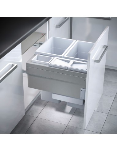 Hailo Euro-Cargo Waste Container 12L Kitchen Bin 361960 Free-Standing 50370991
