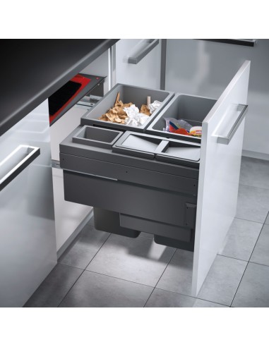 Hailo Euro-Cargo Waste Container 12L Kitchen Bin 361960 Free-Standing 50370491