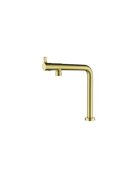 90mm Gold-Brass Waste Kit + Overflow ZEN Kitchen Sink Plug 1.0 Bowl AC-BSW-PACK1-BGB