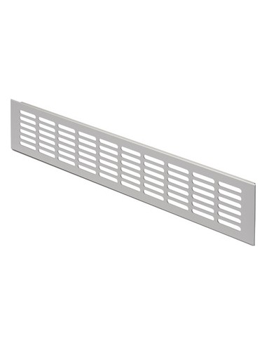 1000x100mm Ventilation Grill Aluminium Matt Silver 368 Cm2 Airflow 57520935