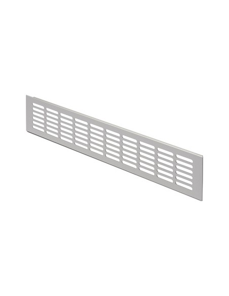 1000x100mm Ventilation Grill Aluminium Matt Silver 368 Cm2 Airflow 57520935