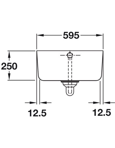 600mm Rangemaster Farmhouse Belfast Kitchen Sink Ceramic Weir Overflow CFBL595WH