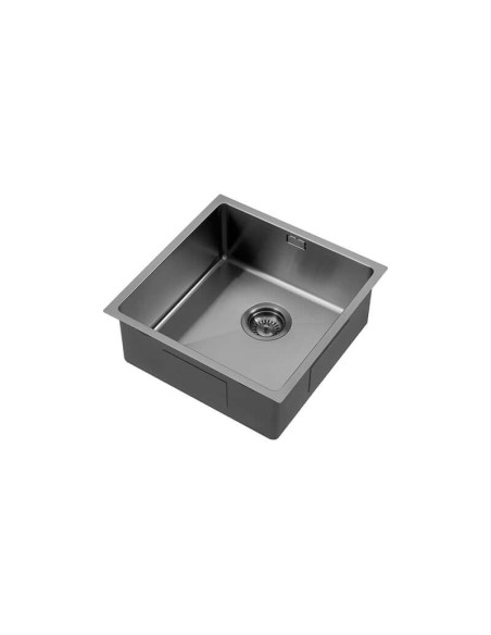 90mm Gunmetal Plug Drain Basket Strainer Waste Kitchen Sink Accessory AC-BSW-GM