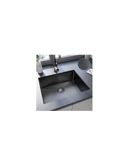 90mm Gunmetal Plug Drain Basket Strainer Waste Kitchen Sink Accessory AC-BSW-GM