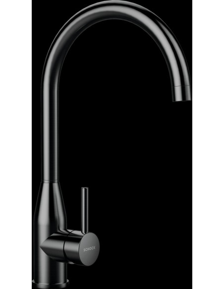 Schock Kavus Gunmetal Fixed RH Side Single Lever Kitchen Tap SALE