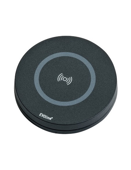 EVOline Circle80 DisQ Worktop UK Socket Double USB Charger Type A+C 1592 7301 6701