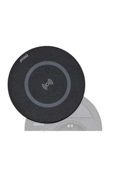 EVOline Circle80 DisQ Worktop UK Socket Double USB Charger Type A+C 1592 7301 6701