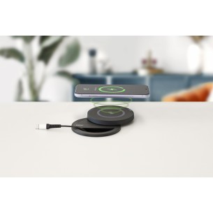 EVOline Circle80 DisQ Socket Double USB A+C Wireless Magnetic Charge 1592 7301 6701 2