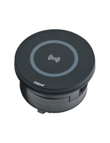 EVOline Circle80 DisQ Worktop UK Socket Double...