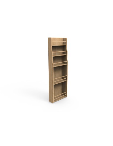 1909 Oak Butler's Pantry Rack 500mm Door Storage Unhanded DRPB