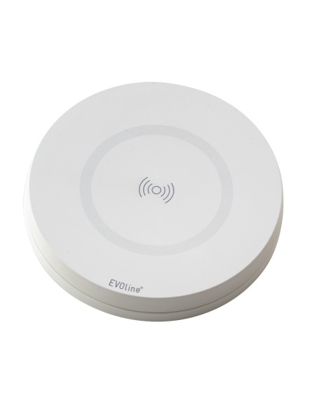 EVOline Circle80 DisQ Worktop UK Socket Double USB Charger White Type A+C 1592 7301 6801