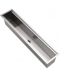 900mm Accessory Trough Stainless-Steel Kitchen Sink Champagne 1810 AC-CHAN/900/S/201