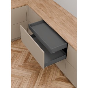 Blum Merivobox Internal Drawer 450mm Depth "M" Height 300-1200mm 40Kg