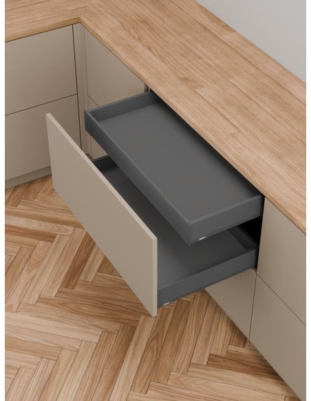 Blum Merivobox Internal Drawer 450mm Depth "M" Height 300-1200mm 40Kg