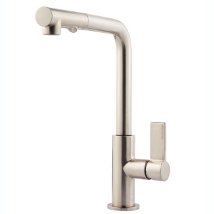 Clearwater Auriga Spray Tap Brushed Nickel 360° Kitchen Pull-Out CW00214BN