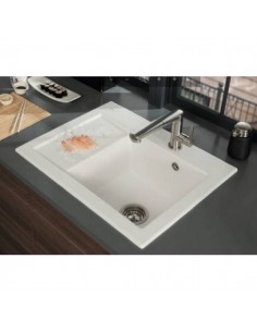 Villeroy Boch Subway 45 Compact Kitchen Sink 1.0 Ceramic Alpin LH 331300R1