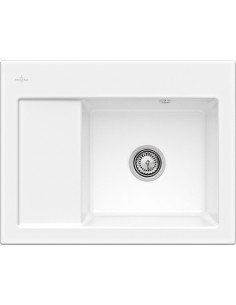 Villeroy Boch Subway 45 Compact Kitchen Sink 1.0 Ceramic Alpin LH 331300R1 2