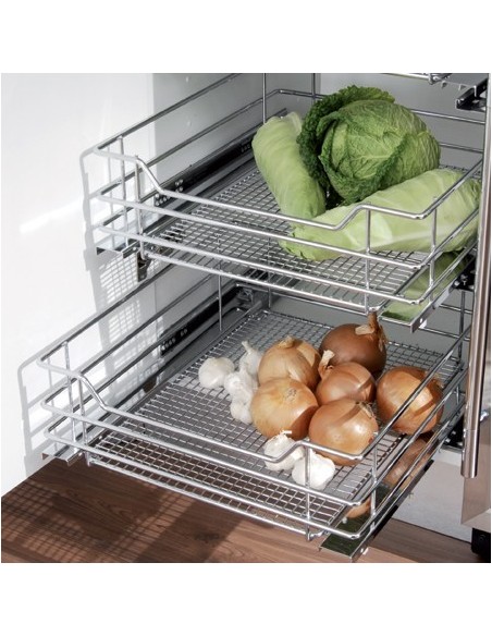 500mm Vauth-Sagel Pull-Out Basket Single Saphir Mesh Hinged Door 54801214