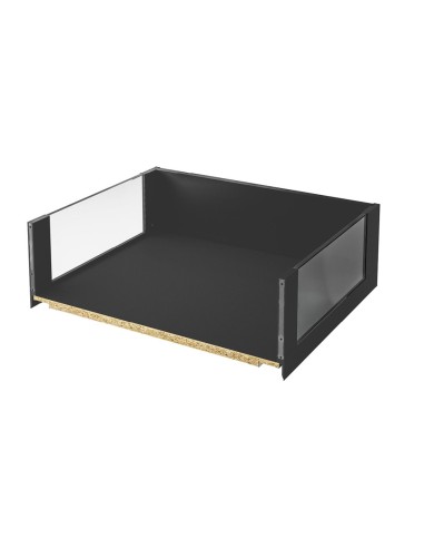 150mm Blum Legrabox Space-Twin Pull-Out Drawers 450D Blumotion Black PO.AQC.450.0114