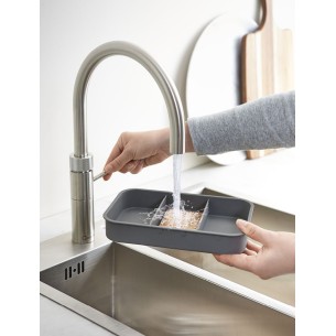 Ninka Odour Bio-Filter Lid 8L Dark Grey For Waste Kitchen Container 50287631