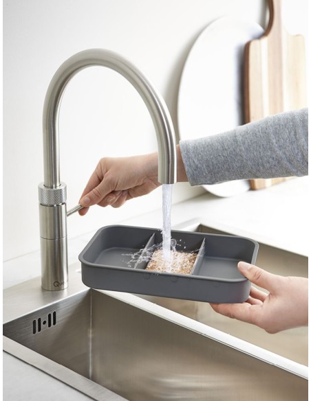 Ninka Odour Bio-Filter Lid 8L Dark Grey For Waste Kitchen Container 50287631