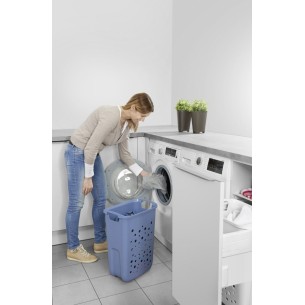600mm Hailo Laundry Basket Carrier White Built-In Washing 3270611 2