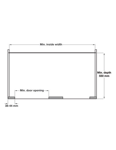900mm VS COR FLEX Premea Kitchen Corner Vauth...