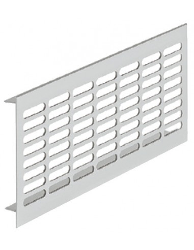 500x110mm Ventilation Grill Aluminium Silver Matt 240Cm2 Airflow 57501925