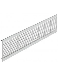 2000x100mm Ventilation Grill Aluminium 628.90Cm2 Cabinet Circulation 57528936