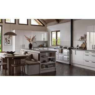Avanti Choice White Gloss Kitchen Doors 19mm Stocked + M2M PVS Edged