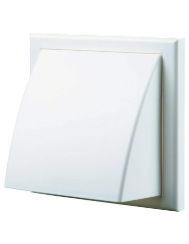 Extractor Fan Cowled Wall Vent Brown or White 4" 100mm Round Spigot 56530170 / 56530770