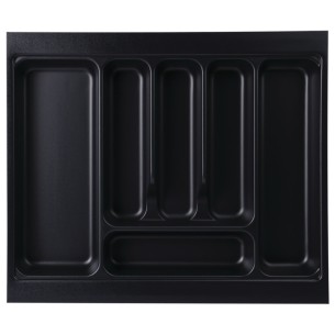 Black Cutlery Tray Kitchen Drawer Storage Insert 300-1000mm x 423mm