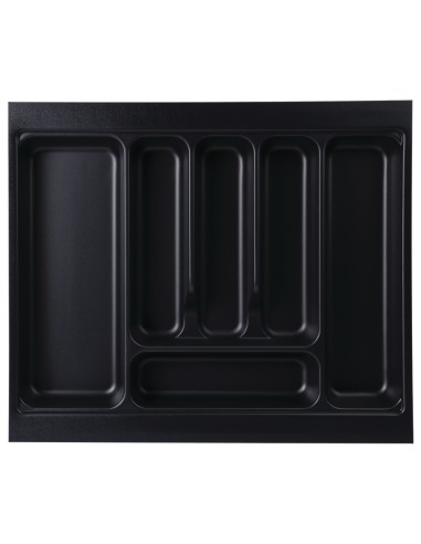 Black Cutlery Tray Kitchen Drawer Storage Insert 300-1000mm x 423mm