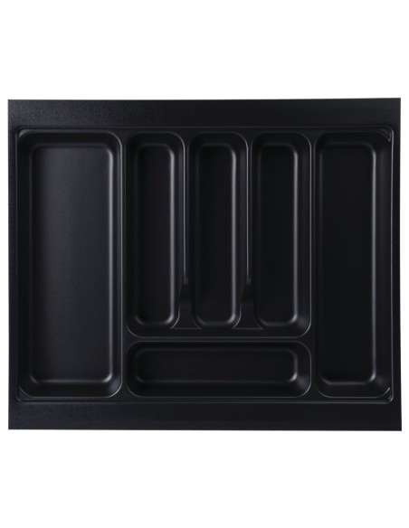 Black Cutlery Tray Kitchen Drawer Storage Insert 300-1000mm x 423mm