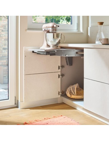 Kessebohmer ChefsTable Swivel Parallel 400-600mm Free Up Worktop Space KCHEFTABLE
