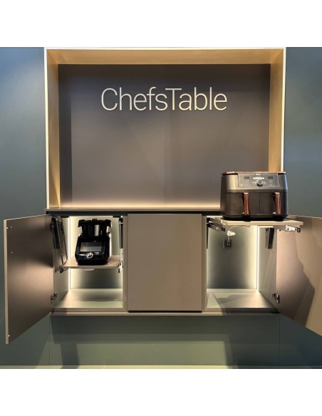 Kessebohmer ChefsTable Swivel Parallel 400-600mm Free Up Worktop Space KCHEFTABLE