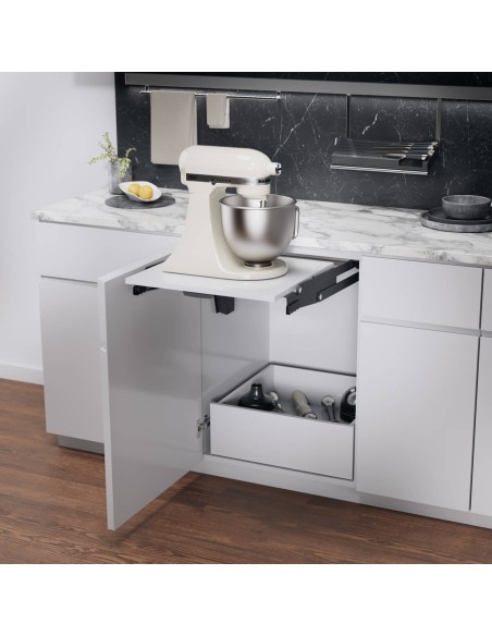 Kessebohmer ChefsTable Swivel Parallel 400-600mm Free Up Worktop Space KCHEFTABLE