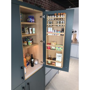 1909 Oak Butler's Pantry Rack 500mm Door Storage Unhanded DRPB