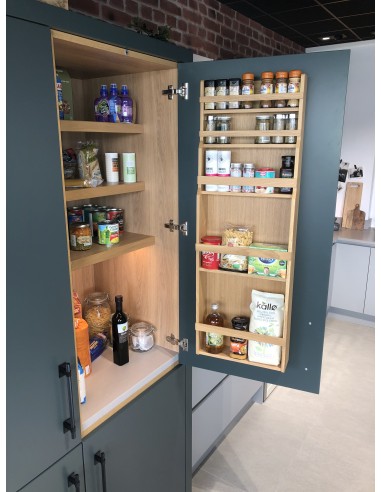 1909 Oak Butler's Pantry Rack 500mm Door Storage Unhanded DRPB