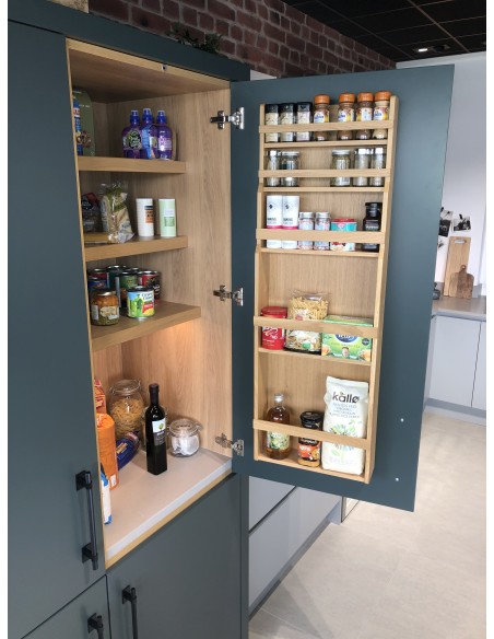 1909 Oak Butler's Pantry Rack 500mm Door Storage Unhanded DRPB