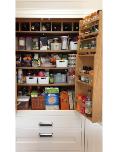 1909 Oak Butler's Pantry Rack 500mm Door Storage Unhanded DRPB