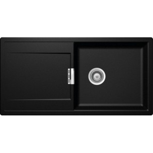 Schock Mono D100L Magma Black Kitchen Sink Cristadur Granite SCH-MOND100LAMAG/2369