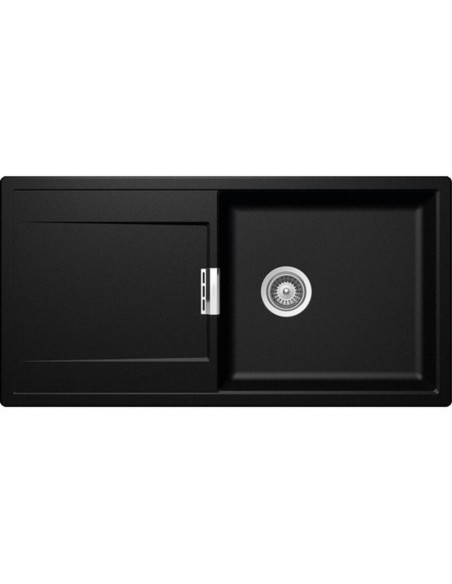 Schock Mono D100L Magma Black Kitchen Sink Cristadur Granite SCH-MOND100LAMAG/2369