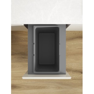 400mm ECO-Top Waste Bin Blum Merivobox Door-Fix 46L Single + BioBin 5040.2051+MGG 2