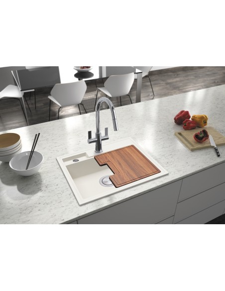 Clearwater Kameo-X Smart Blizzard Kitchen Sink 1.0 Granite Quarex