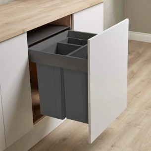 600mm Wesco Merivobox Pullboy Z Kitchen Waste Bin Large 82L Blumotion 848682-72